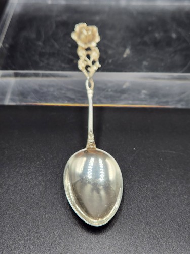 Silver teaspoon Hildersheim rose germany 800/835 - Picture 10 of 11