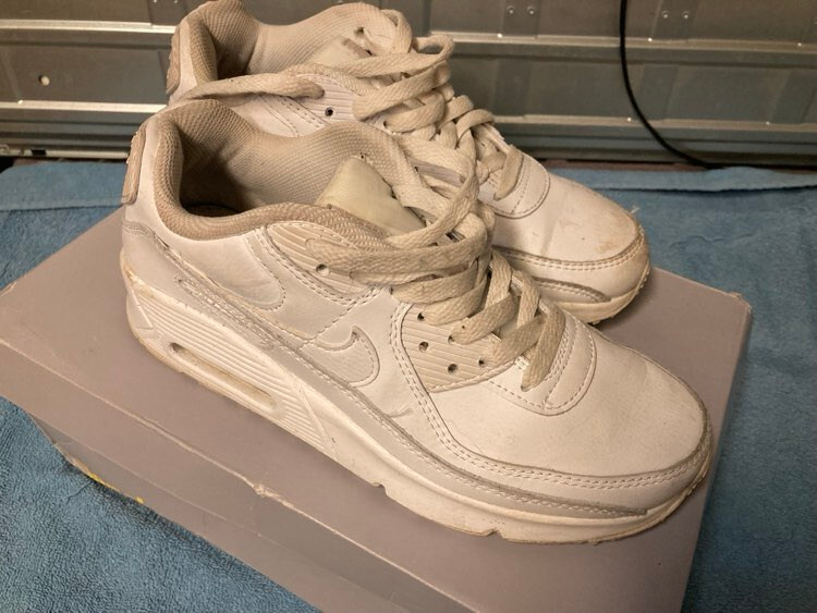 nike air max white size 5