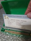 Vtg Bright Green Plastic Card Recipe Box With Memo Sheets & Pencil Hershey Recip — photo 7