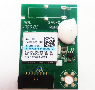 Vizio D50F-E1 D43F-E1 D40F-E1 Wi-Fi Module (W7LM1110A) 317GAAWF654TCL0VIZ