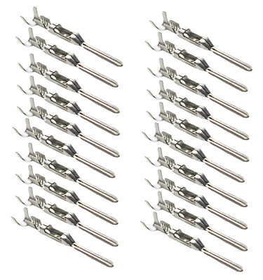 [20x] Male Molex Crimp Terminals, Harley BLACK Waterproof, MX150