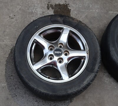 1998-2002 Pontiac Firebird Wheels ABS 16x8 Wheels Pair Of 2 OEM GM