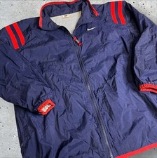 Nike Kid's Navy and Red Full Zip Jacket Size XL