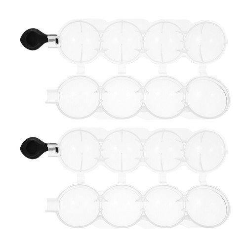 2pcs Ice Cube Tray Whiskey Silicone Ice Cube Molds Sphere Ice Trays Silicone