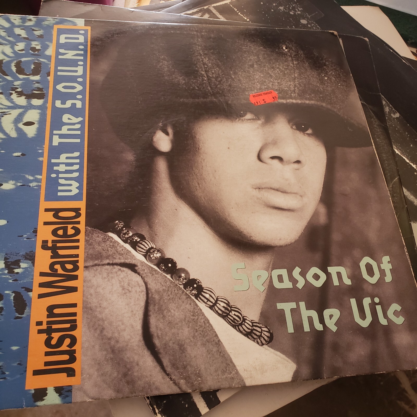 JUSTIN WARFIELD VINYL HEAVY D RUN DMC EPMD KID PLAY SALT PEPA NAUGHTY BY NATURE