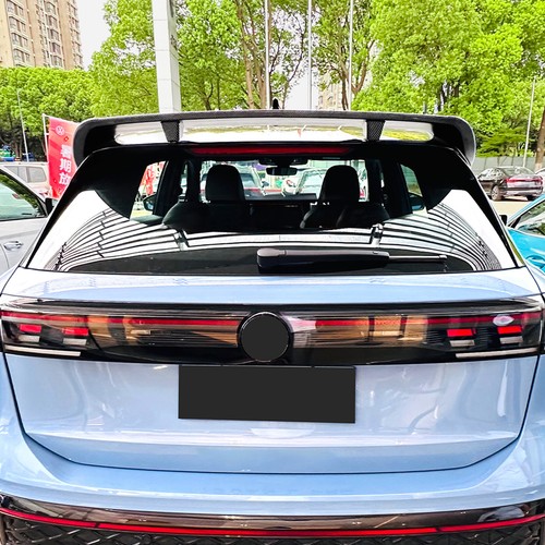 Car Rear Trunk Spoiler Lip Roof Wing For VW Tiguan MK3 R Line 24-25 Carbon Look - Picture 11 of 13