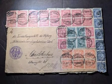 1923 Germany Weimar Republic Inflation Cover Konigswalde to Charlottenburg