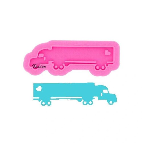 Bulk lot of 6 molds Semi truck silicone key chain mold - Picture 1 of 2