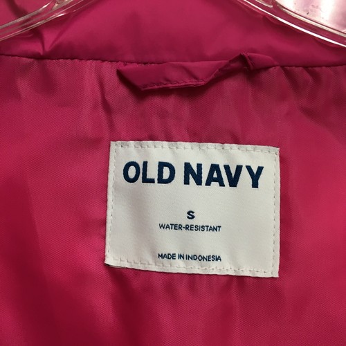 NEW Old Navy Vest Jacket Small Adult Pink Full Zip Pocket Puffer Quilted Womens - Picture 6 of 11