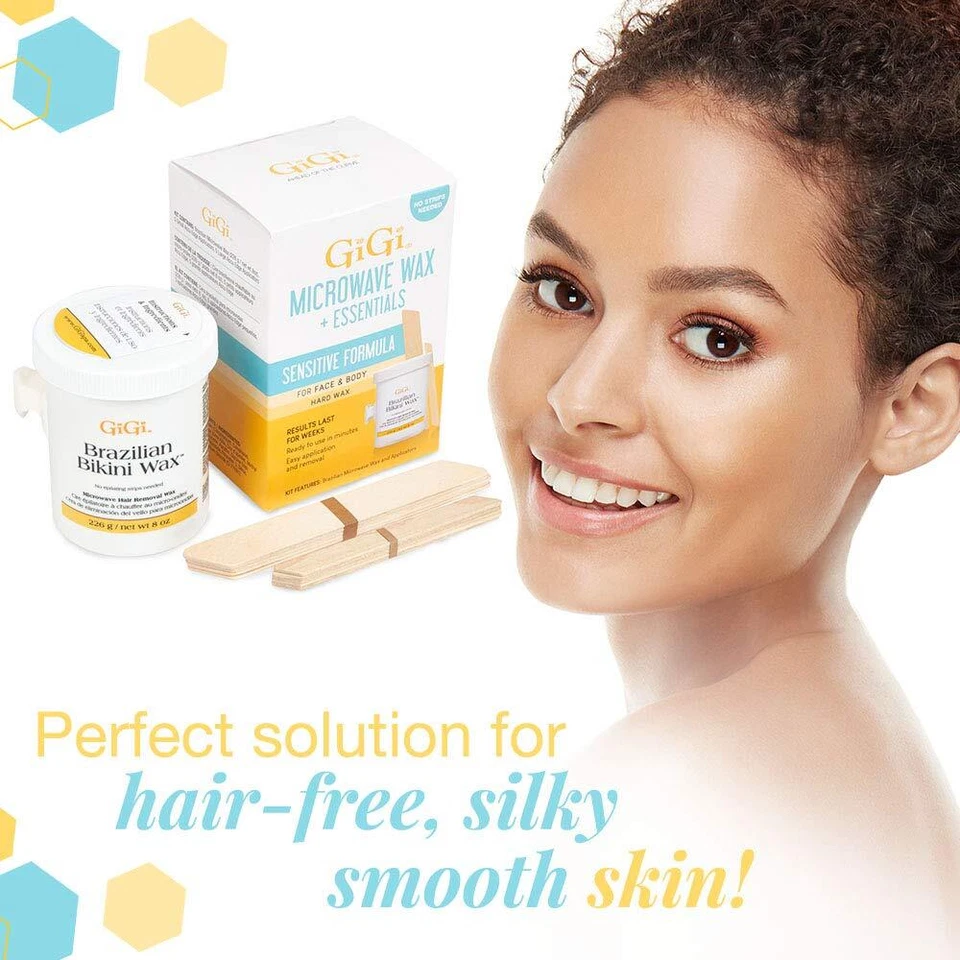 Cera depilación para microondas brasileña GiGi con aplicadores fusión rápida 1 unidad Foto 2 de 4