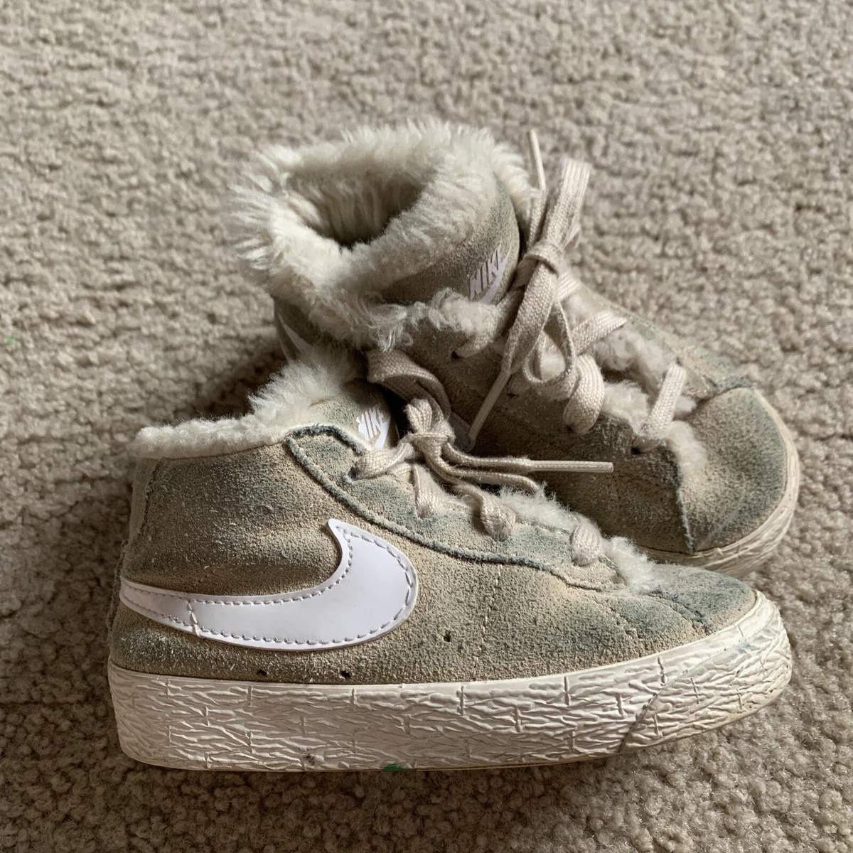 Fur lined shop sneakers