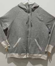 NWT Champion Powerblend Full Zip Hoodie Size L/XL pit-to-pit is 25" Grey Blend
