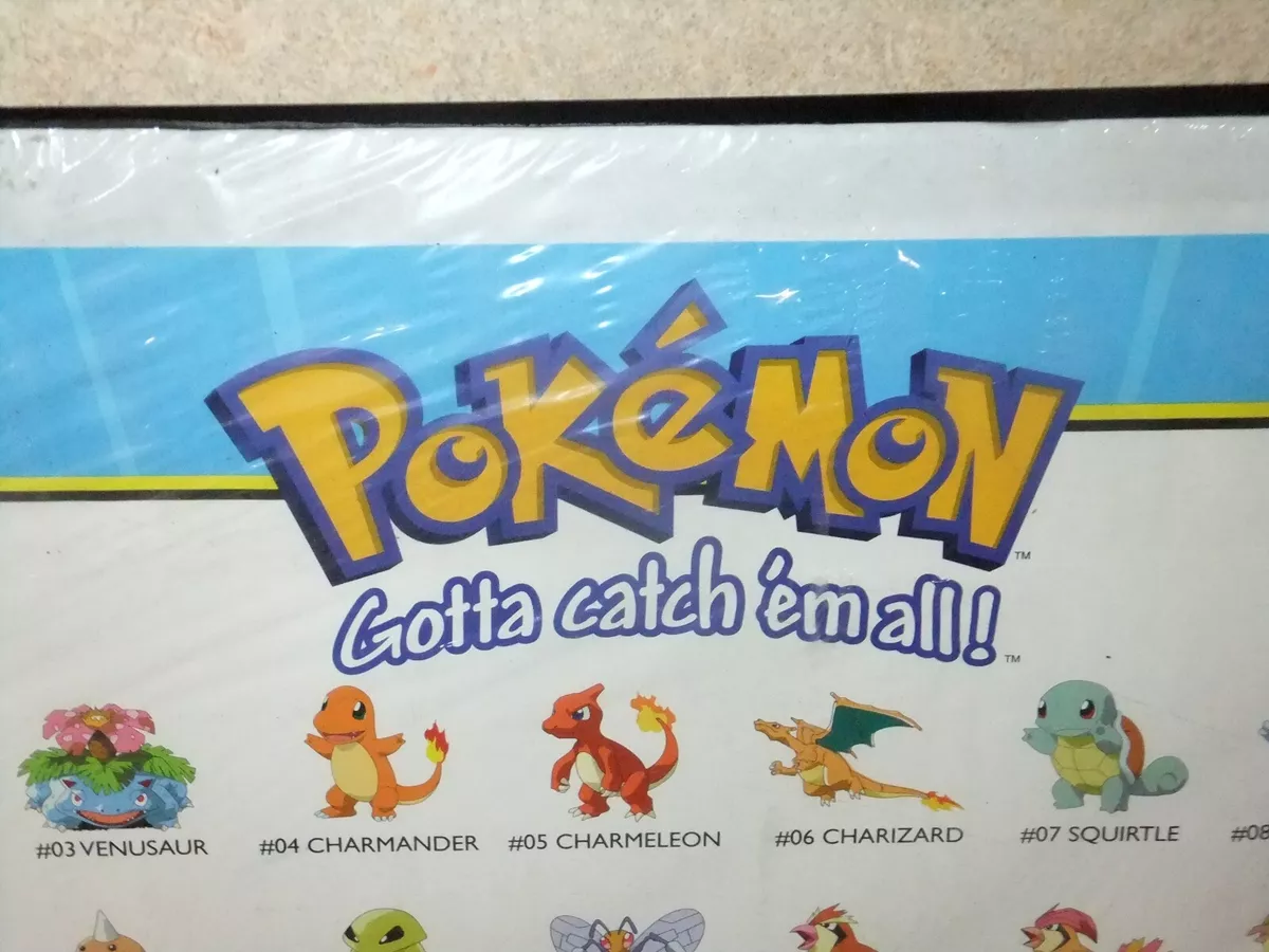 1995 POSTER - NEW - POKEMON - GOTTA CATCH 'EM ALL!