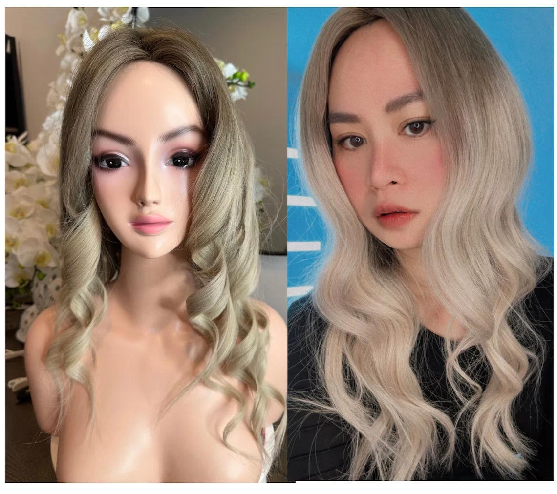 Lavia Ombre Milk tea blonde wig 22 inches 55 cm 200