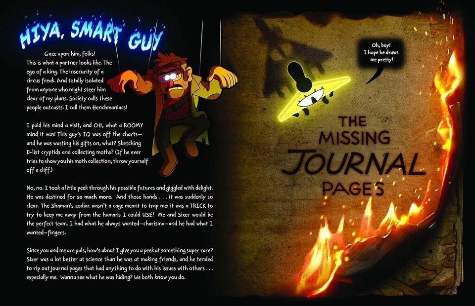 The Book of Bill Gravity Falls B&N Exclusive Edition Alex Hirsch Book Hardcover - Image 3 of 4
