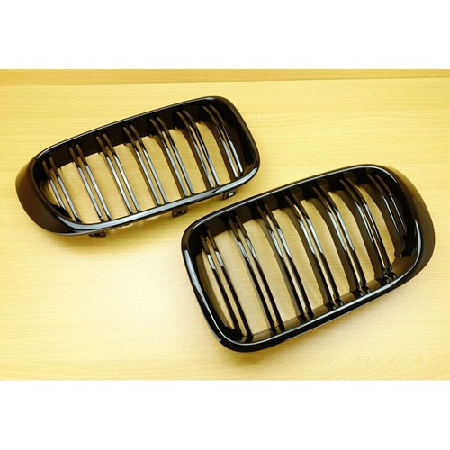Fits For 2014-2018 BMW X4 F26 SUV M Front Bumper Grille Grill 1SET Painted Black - Picture 2 of 6