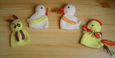 Handarbeit, niedliche Eierw&auml;rmer Ostermotive, DDR, geh&auml;kelt