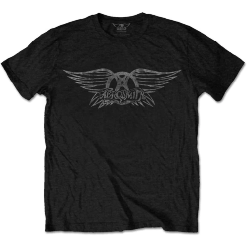 Aerosmith - Vintage Logo Black Shirt - Picture 1 of 7