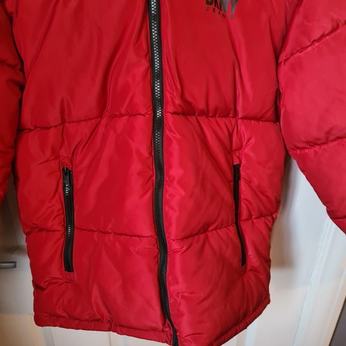 DKNY Boys Puffer Jacket - Red - Size L (14-16 Yrs) - Picture 4 of 22