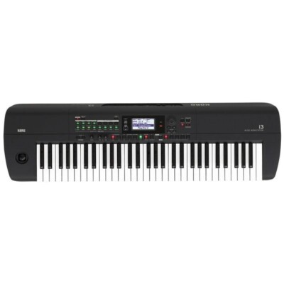 KORG i3 Music Workstation Super Matte Black Synthesizer 61 Tasten Stereo PCM ...