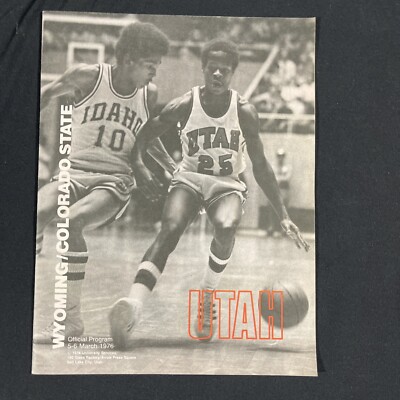 1976 University of Utah Wyoming Colorado State College