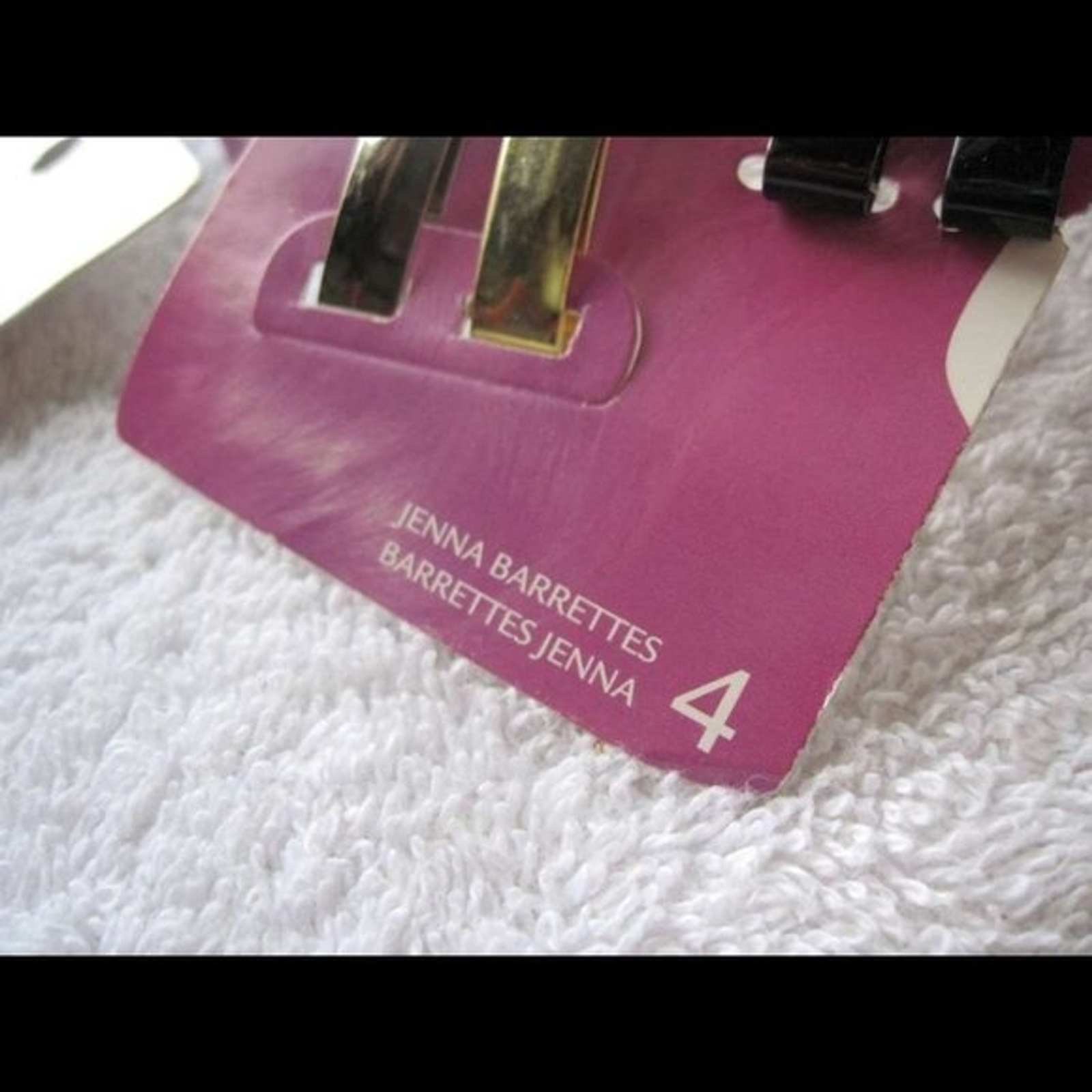 3 Goody Jenna Stay Put Tight Metal Bar Clasp Hair Barrettes Arch Secure