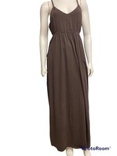 New Color Thread Moani brown maxi dress womens large