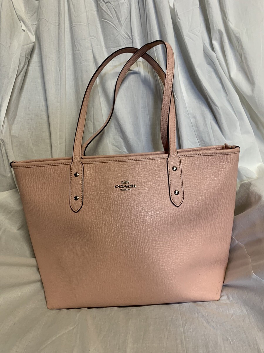 Coach F58846 City Leather Tote Purse Handbag - Pink | eBay