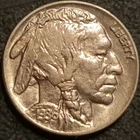 1936 P No Mink Mark Buffalo Nickel 5c Uncirculated GEM BU+ Detail Coin P2465