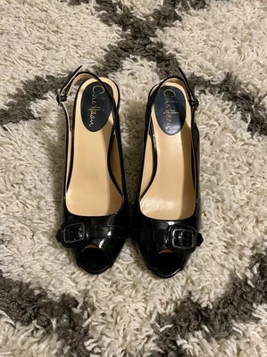 cole haan open toe heels