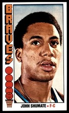 1976 Topps Basketball #61 John Shumate EX/MT