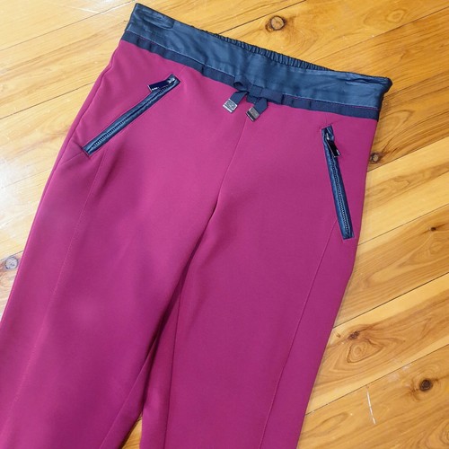 Women's size S 'STORIES BY KELLY OSBOURNE' Gorgeous burgundy ankle dress pants - Picture 2 of 5