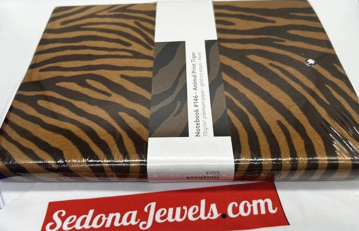 $300 MSRP - Montblanc Notebook #146 Pony Hair Tiger Premium 118030