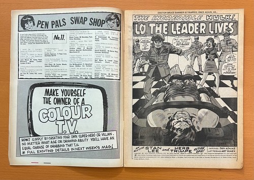 Mighty World of Marvel #67 RARE MARVEL UK 1974. Stan Lee. FN+ Bronze Age comic - Picture 3 of 5