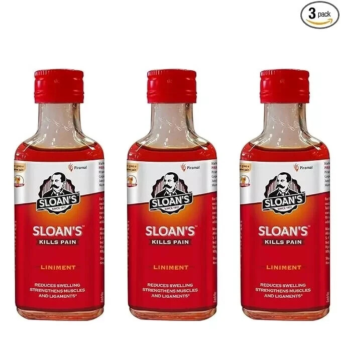 Sloan's Liniment reduziert Schwellungen stärkt Muskeln & Bänder 71 ml (3er Pack)