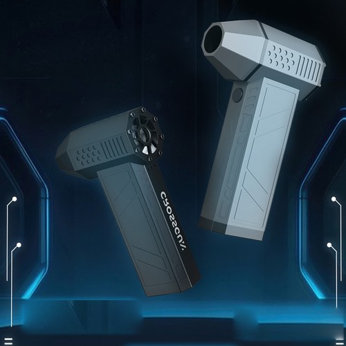Electric Fan Portable Jet Fan & Flashlight N9P0 - Picture 6 of 10