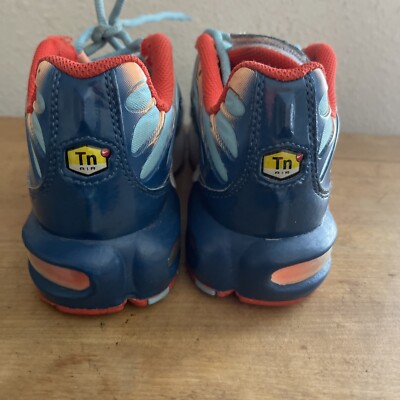 Nike Air Max Plus GS 'SWOOSH CHAIN' Blue Orange White Sneakers