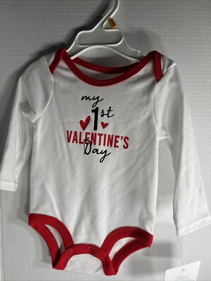 Baby’s First Valentines Day bodysuit 3-6 Months