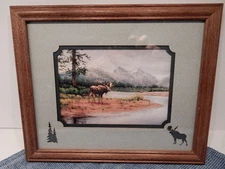 Adriano Manocchia Moose print, Alaska