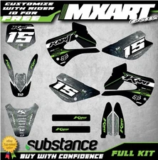 Custom Graphics, Full Kit for Kawasaki KX 85 1998 - 2013 BOSS Style stickers