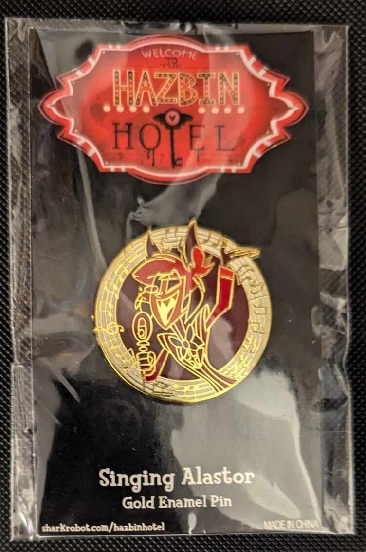 ピンズ・ピンバッジ・缶バッジ hazbin hotel phinz Demon Alastor ピンズ・ピンバッジ・缶バッジ hazbin hotel phinz Demon Alastor