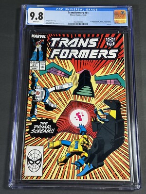 Transformers #61 CGC 9.8 1989 4583179002 1st App Keeper