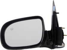 955-057 Driver Side Power Door Mirror - Heated / Folding black