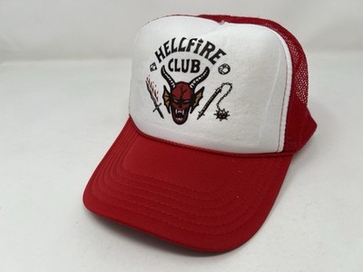 Stranger Things Adult Hellfire Club Costume Adjustable Trucker Hat Cosplay Cap