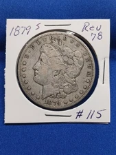 1879 S Reverse 1878 Morgan Silver Dollar Rev 78 VAM Top 100