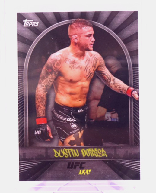 Dustin Poirier #21 Ufc Cards 2024 Topps UFC NYC trading card — raw and PSA graded price guide