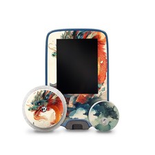 Adesivo Set Adatto A per Freestyle Libre 2+3 Lettore+Sensore R229 Drache