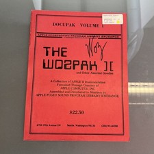 Original Apple II Wozpak signed by Steve Wozniak
