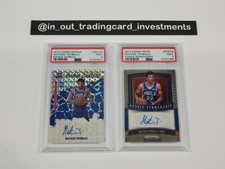 Matisse Thybulle (2) card Rookie RC lot 2019-20 Prizm Auto Mosaic Scripts PSA 9