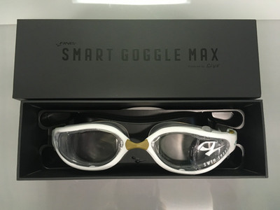 FINIS Smart Real-Time Sport Pro Swimming MAX White Clear Lens Goggles NO CIYE